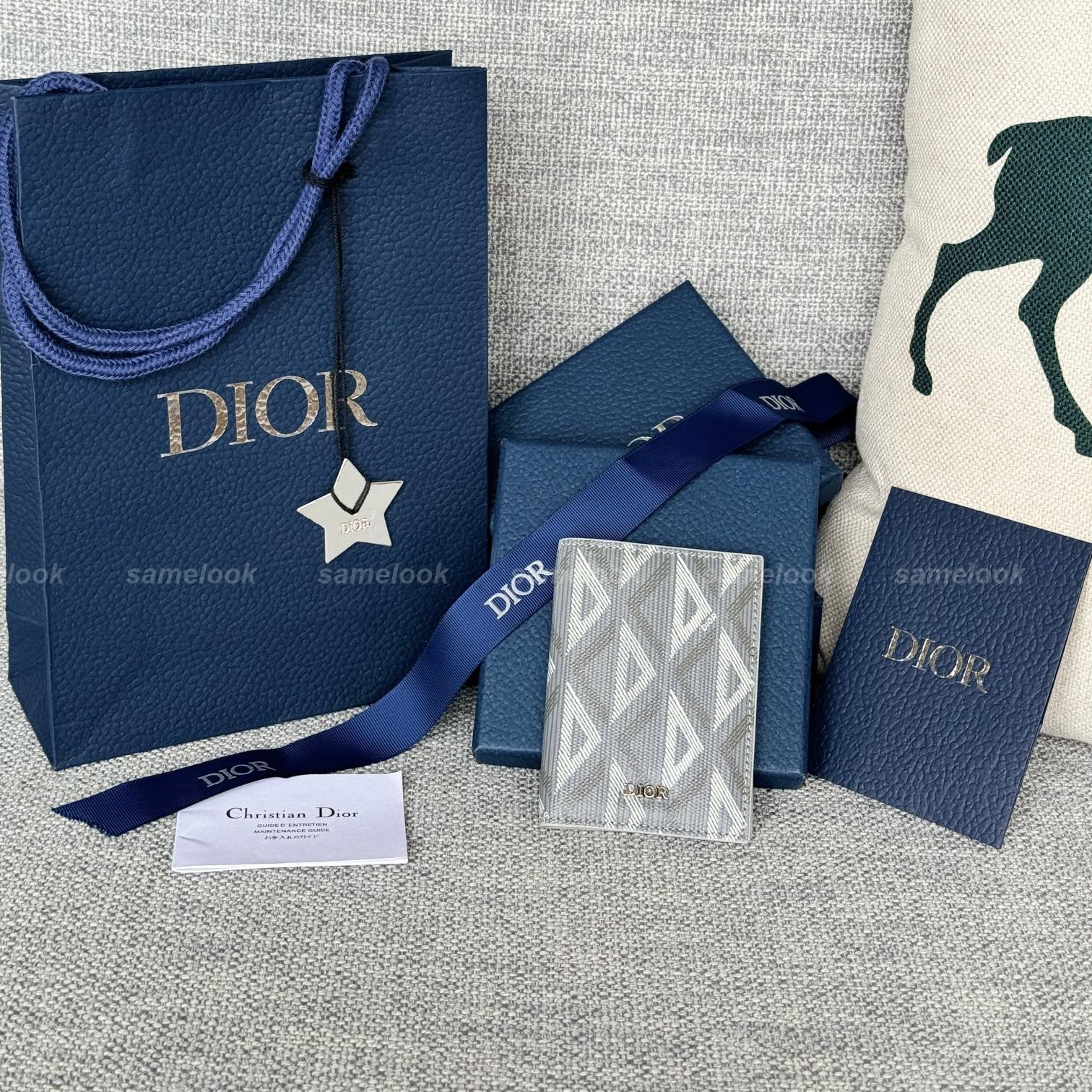 디올 CD 다이아몬드 2단 카드 홀더