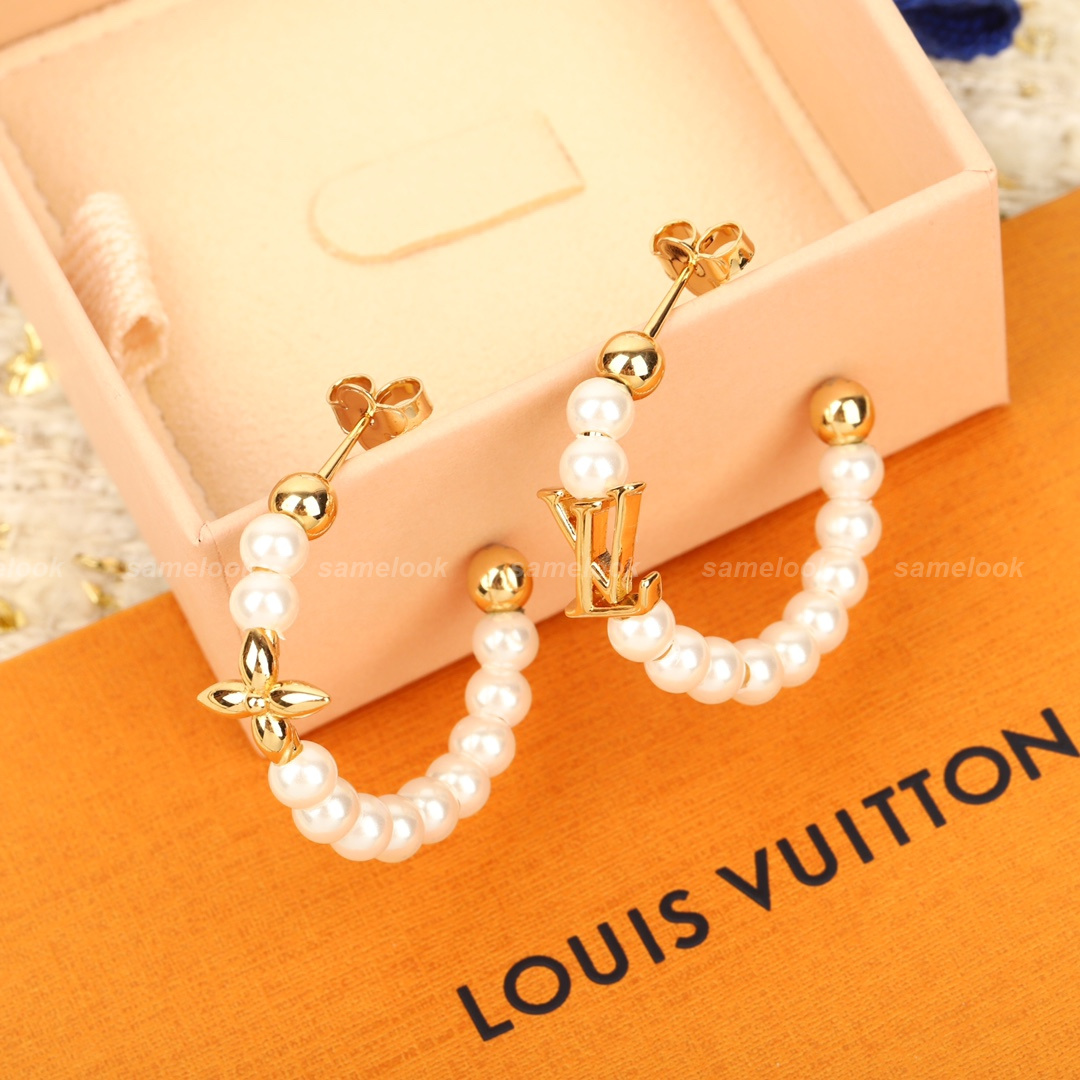 루이비통 마이 LV 펄 귀걸이